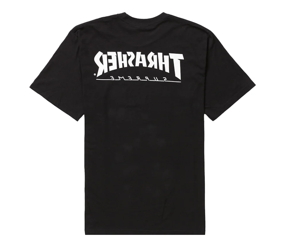 SUPREME THRASHER GAME TEE - BLACK - SIZE MEN'S MEDIUM