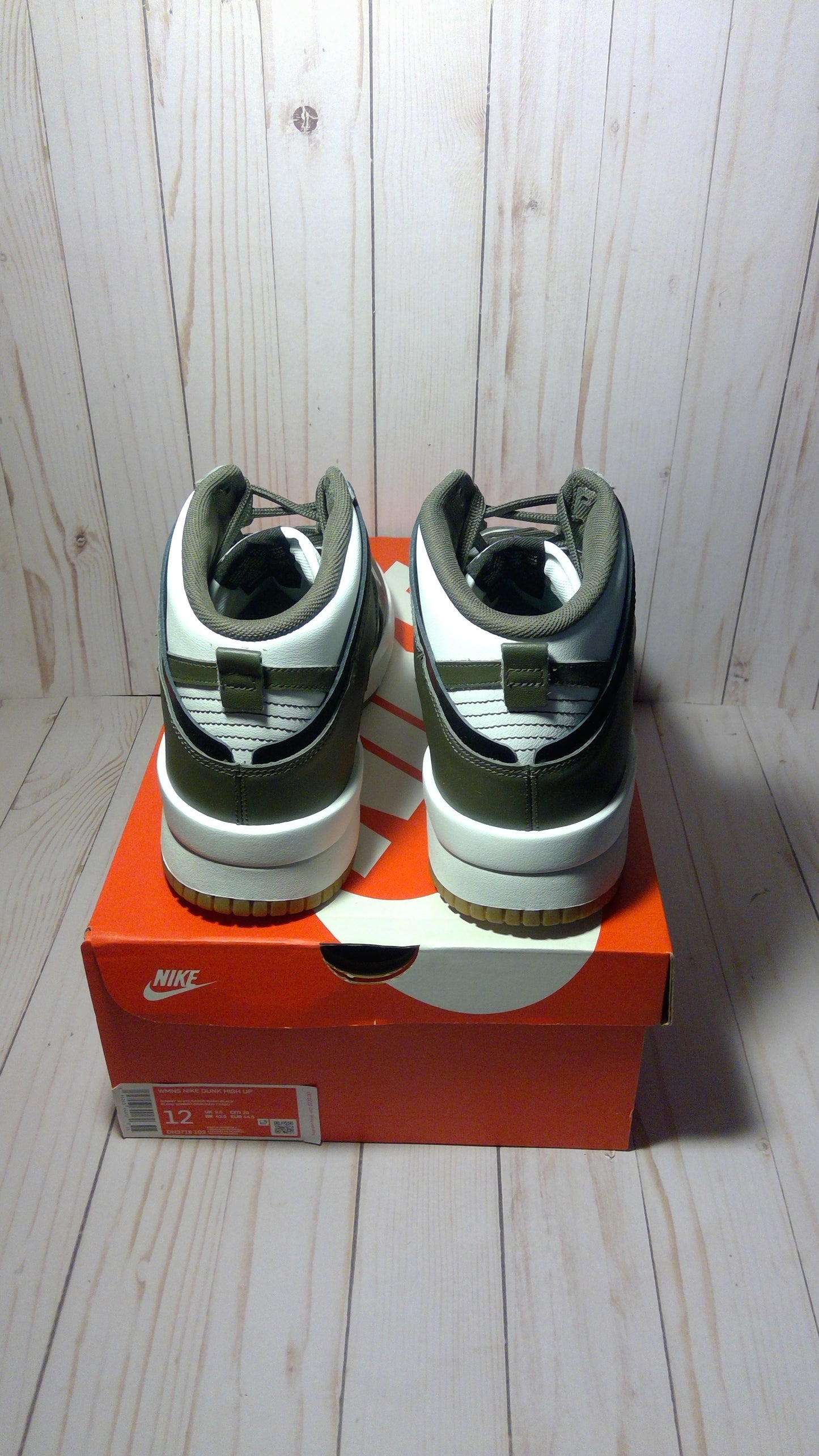 NIKE DUNK HIGH UP - CARGO KHAKI (WOMEN'S) - SIZE WOMEN'S 12