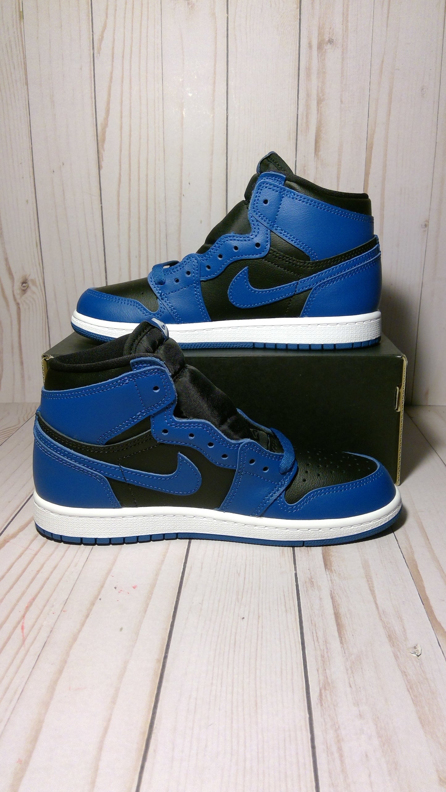 JORDAN 1 RETRO HIGH OG (PS) - DARK MARINA BLUE - SIZE YOUTH 3