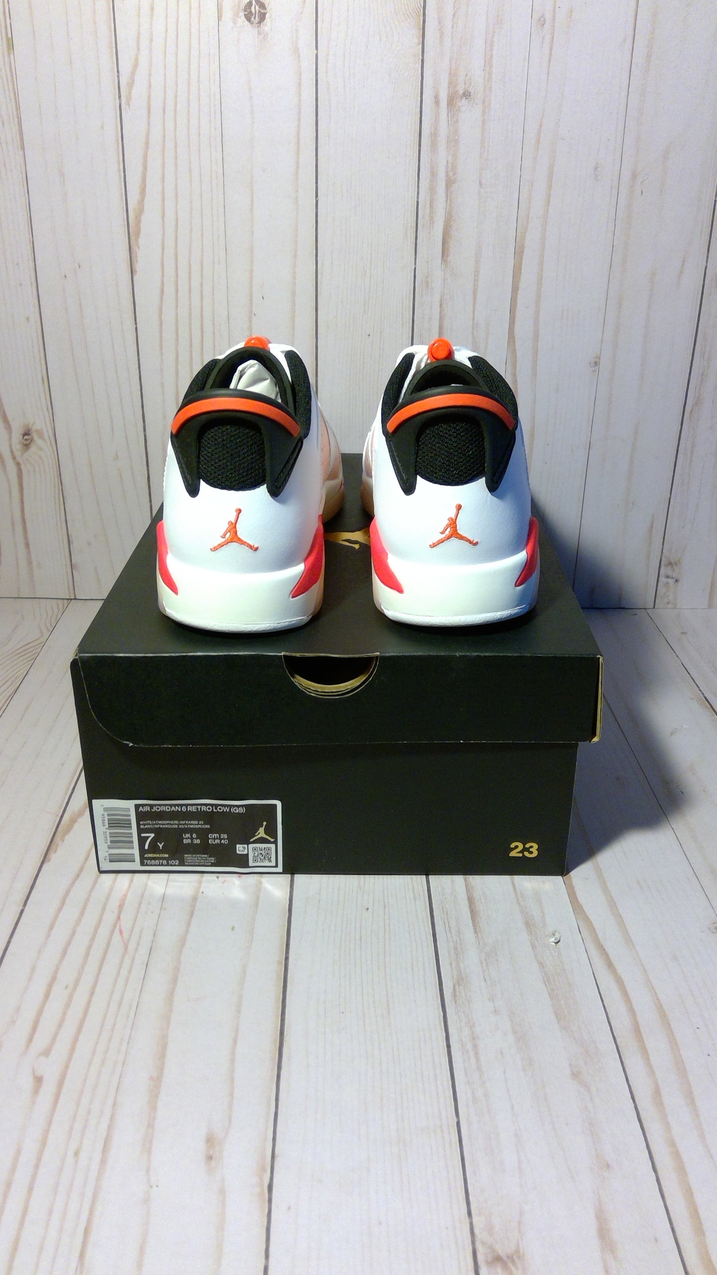 AIR JORDAN 6 RETRO LOW (GS) - ATMOSPHERE - SIZE YOUTH 7