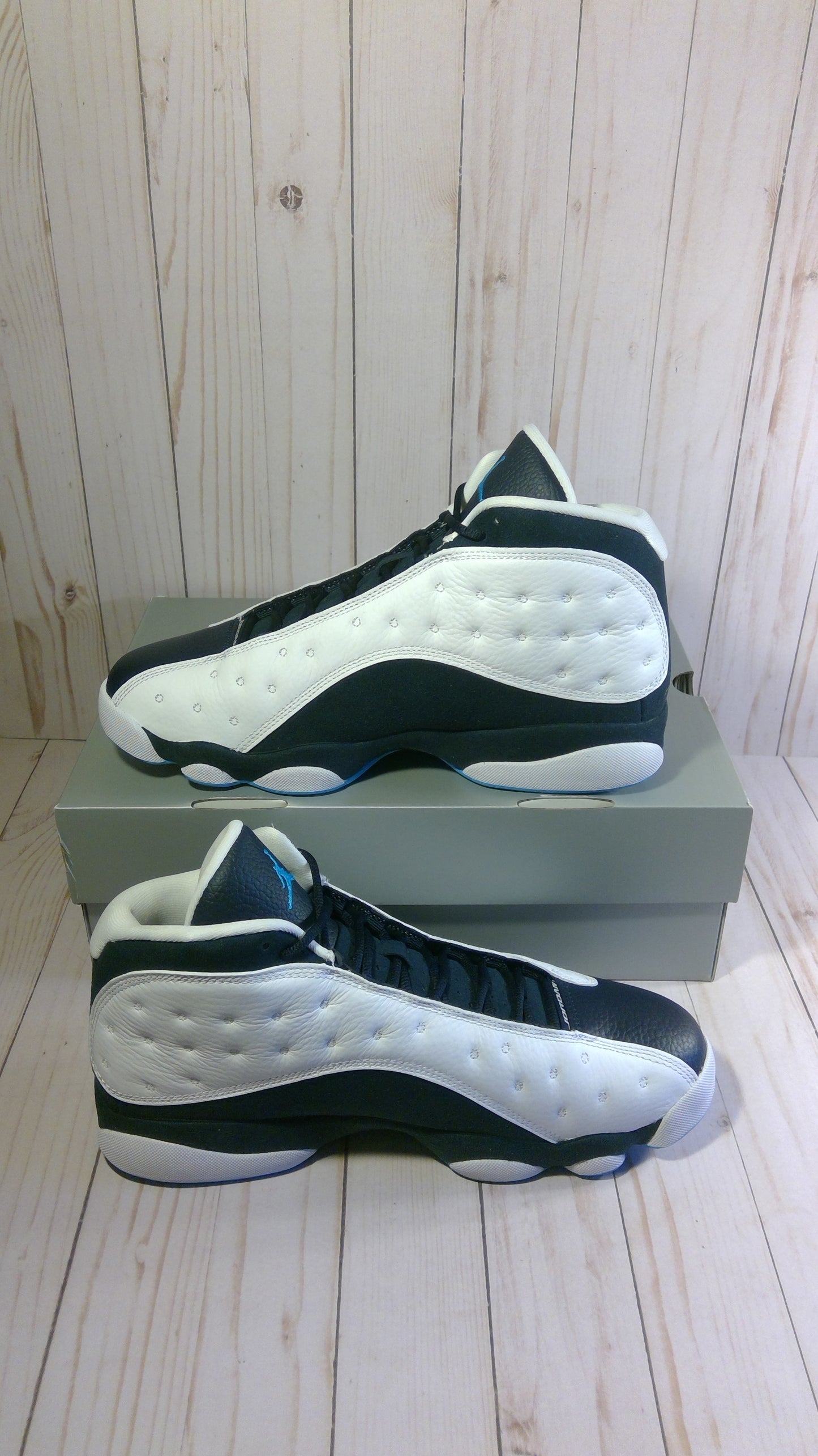 AIR JORDAN 13 RETRO - OBSIDIAN POWDER BLUE WHITE - SIZE MEN'S 11