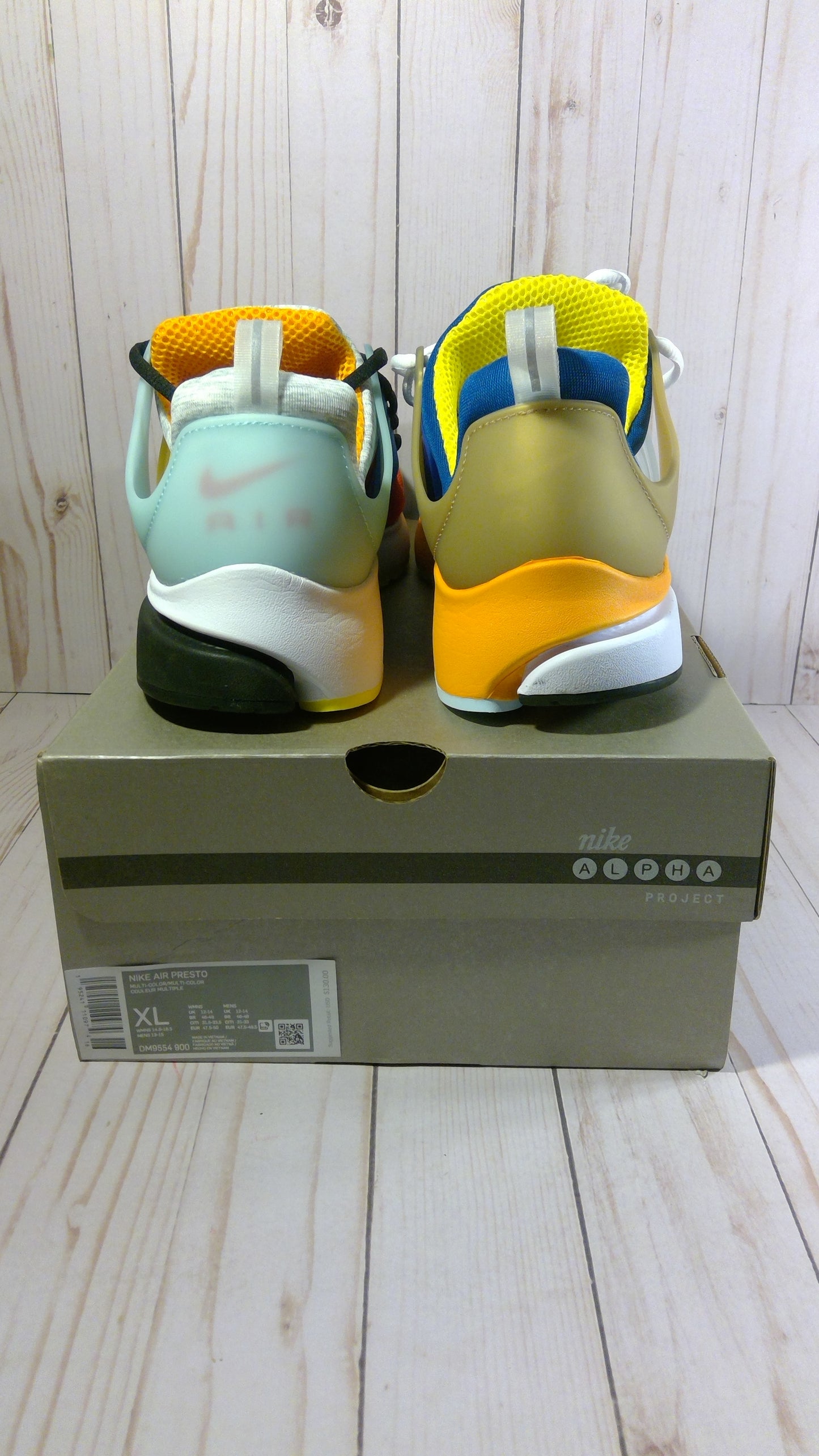 NIKE AIR PRESTO - WHAT THE - SIZE XL (MEN'S 13 - 15) / (WOMEN'S 14.5 - 16.5)