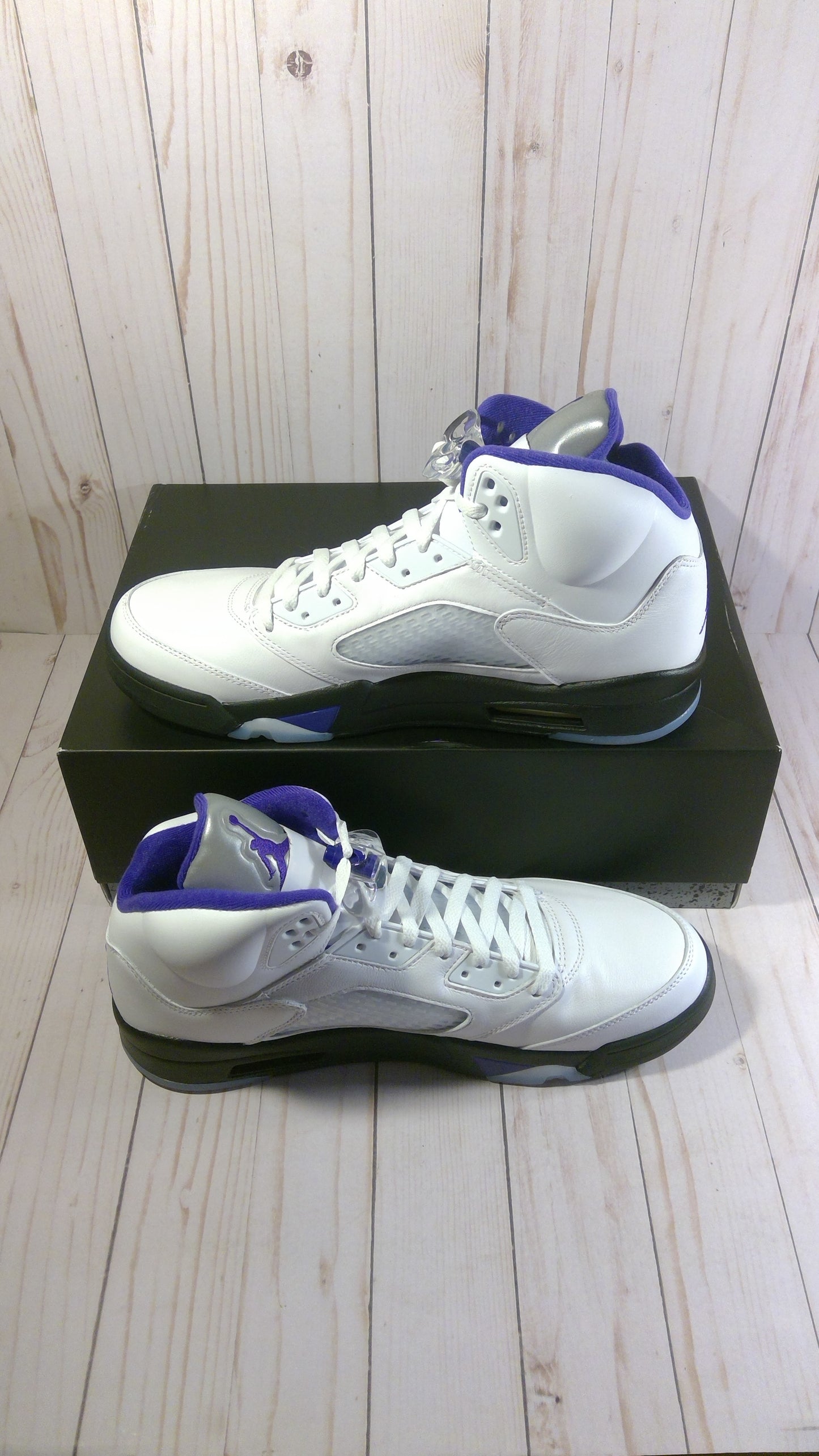 AIR JORDAN 5 RETRO - DARK CONCORD - SIZE MEN'S 12