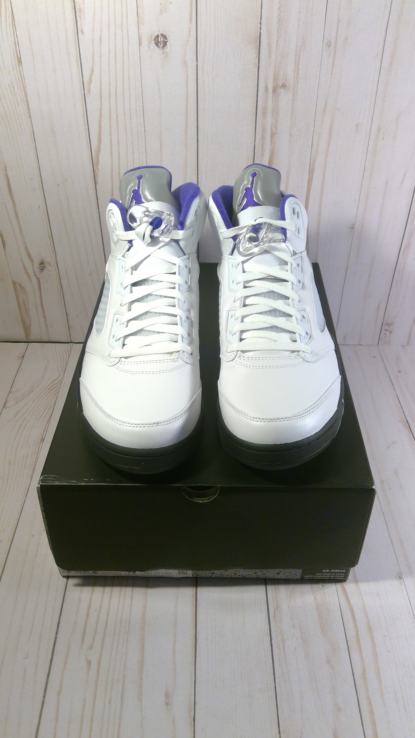 AIR JORDAN 5 RETRO - DARK CONCORD - SIZE MEN'S 12