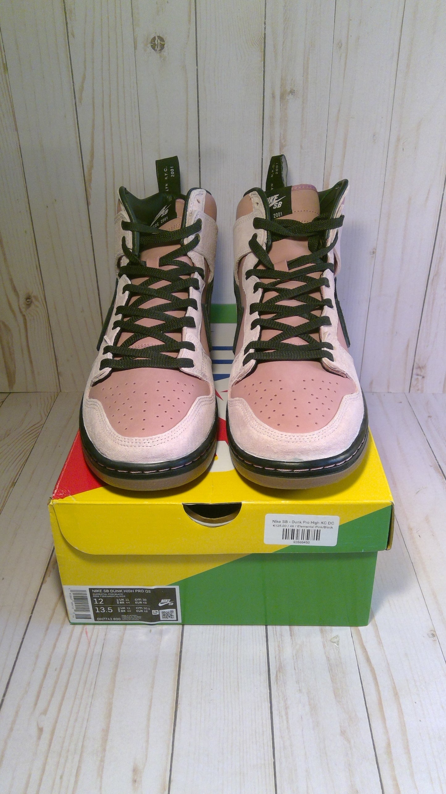 NIKE SB DUNK HIGH PRO QS - KCDC - SIZE MEN'S 12 / WOMEN'S 13.5