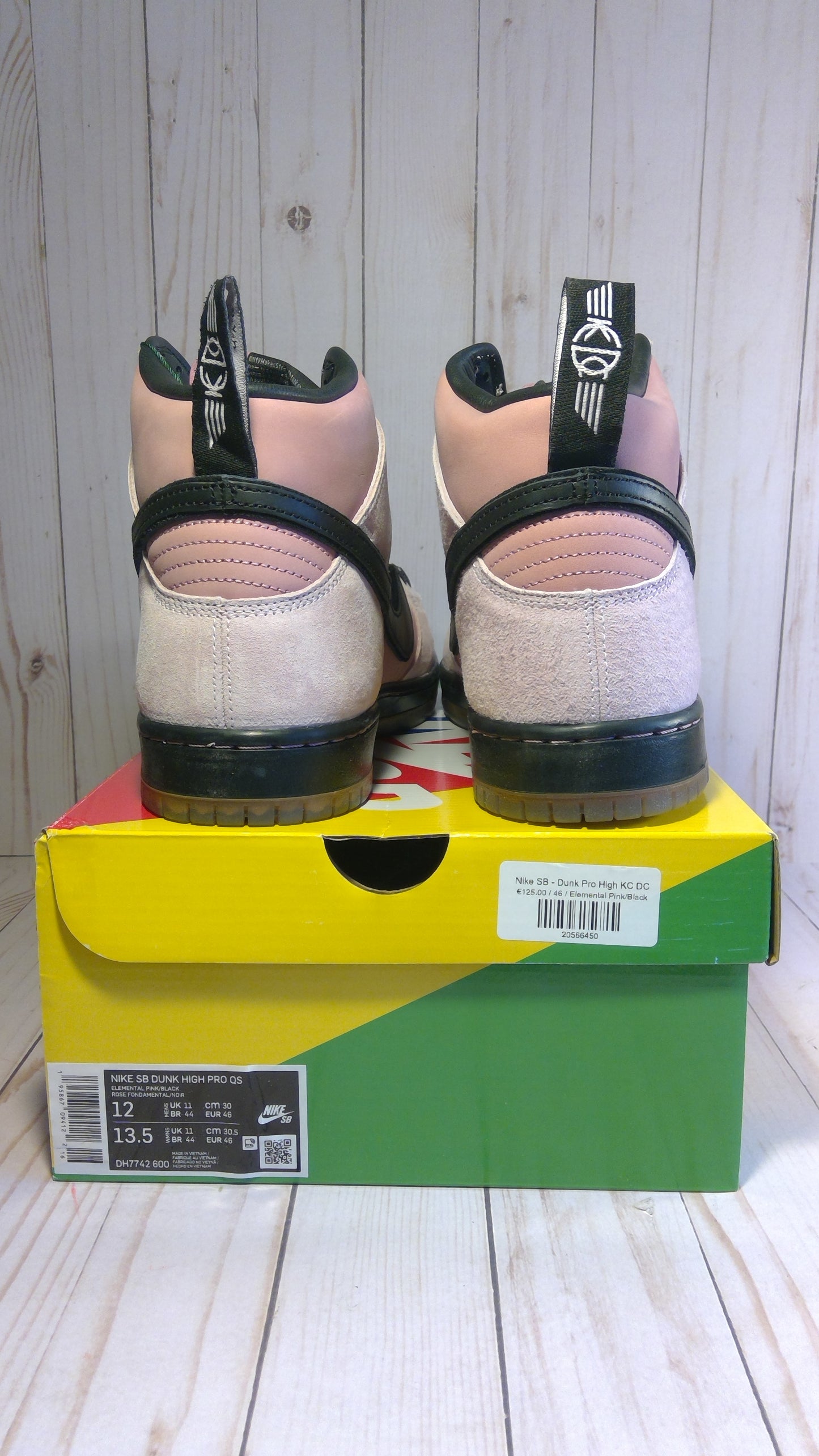 NIKE SB DUNK HIGH PRO QS - KCDC - SIZE MEN'S 12 / WOMEN'S 13.5
