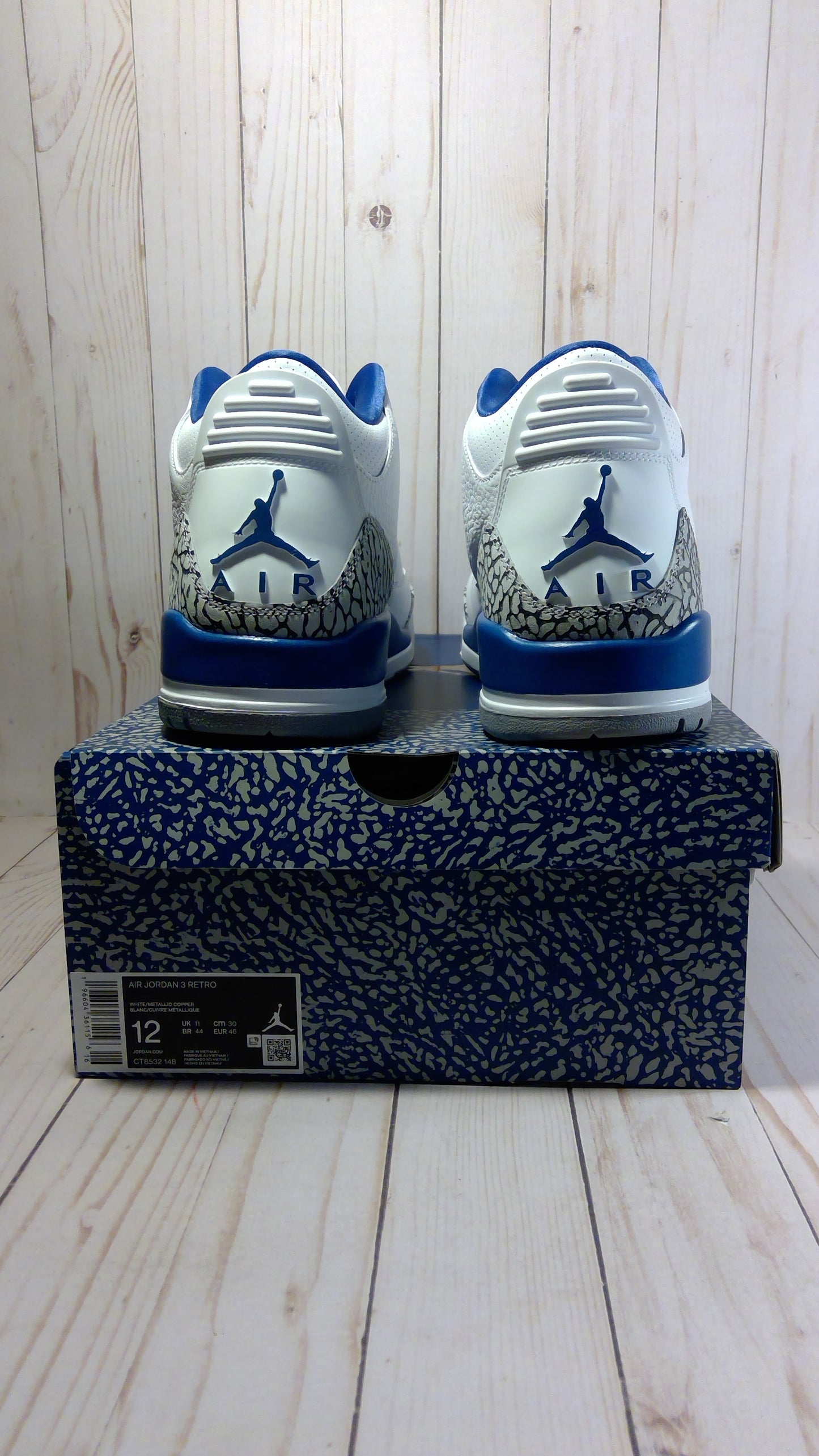 AIR JORDAN 3 RETRO - WIZARDS - MEN'S 12