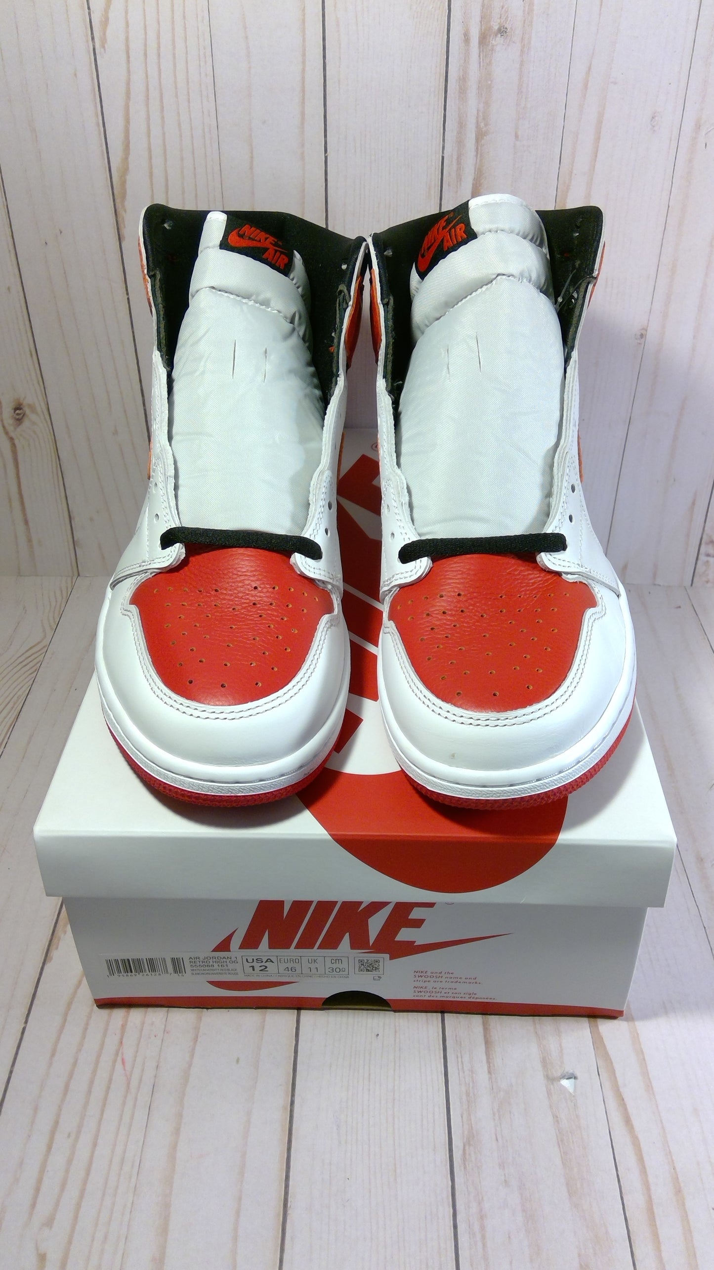 AIR JORDAN 1 RETRO HIGH OG - HERITAGE - SIZE MEN'S 12