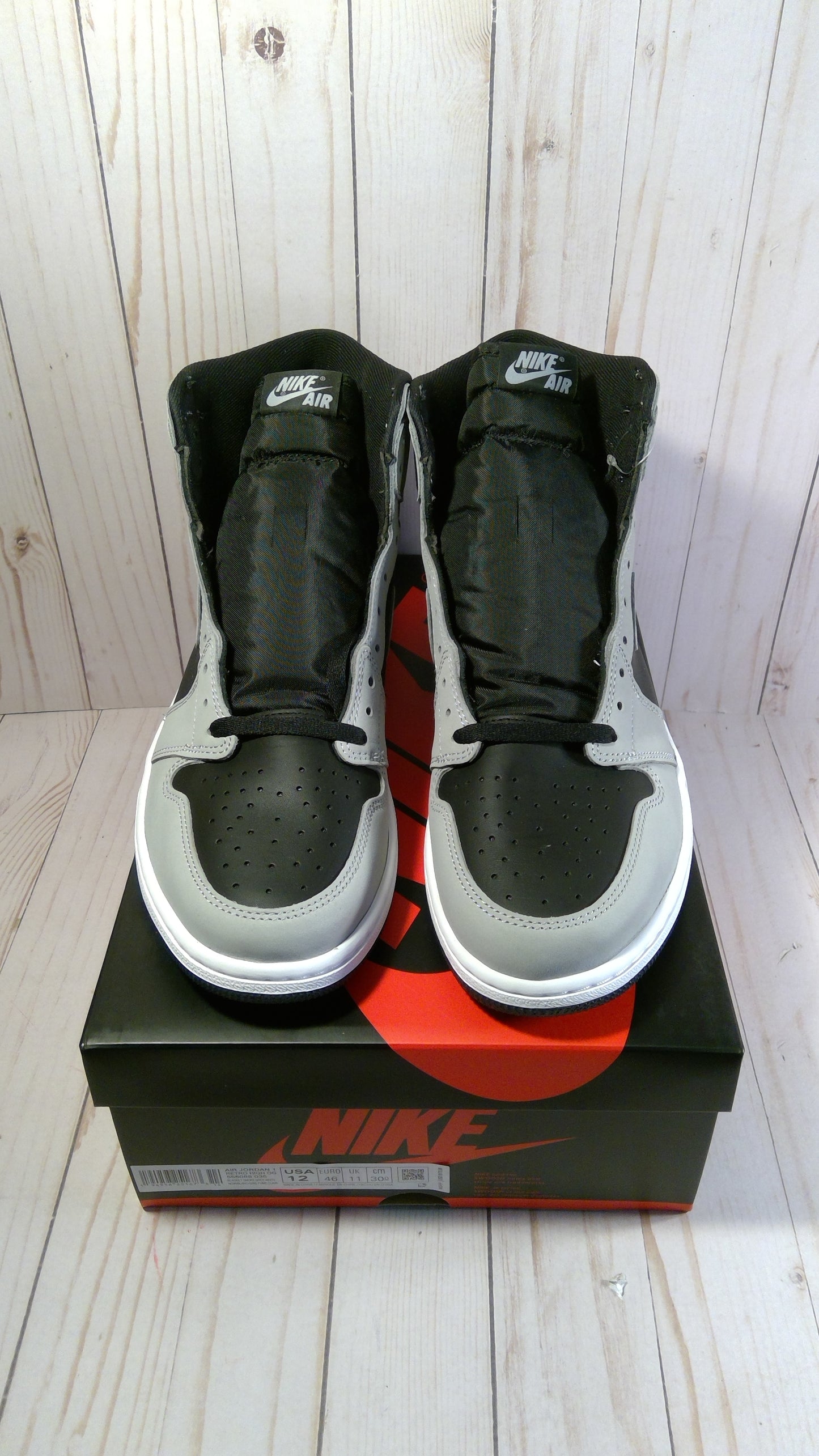 AIR JORDAN 1 RETRO HIGH OG - SHADOW 2.0 - SIZE MEN'S 12