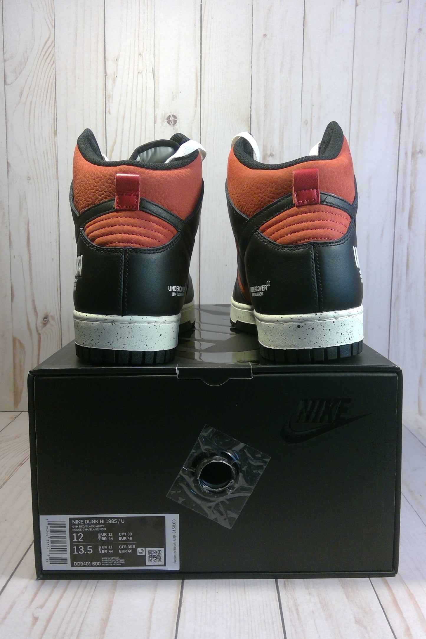 NIKE DUNK HI 1985 / U - UNDERCOVER UBA - JUN TAKAHASHI - SIZE MEN'S 12 / WOMEN'S 13.5