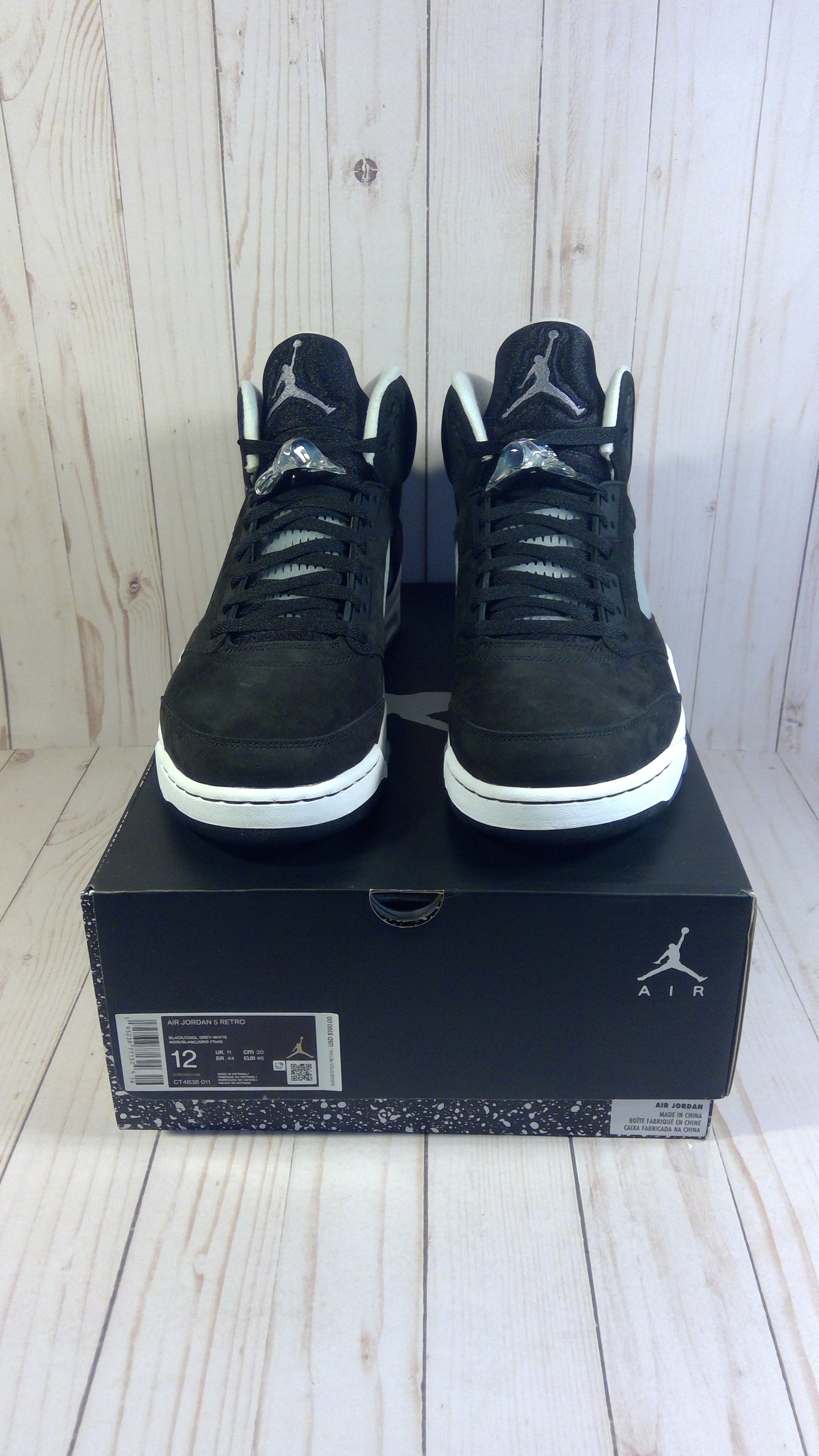 AIR JORDAN 5 RETRO - MOONLIGHT (2021) - SIZE MEN'S 12