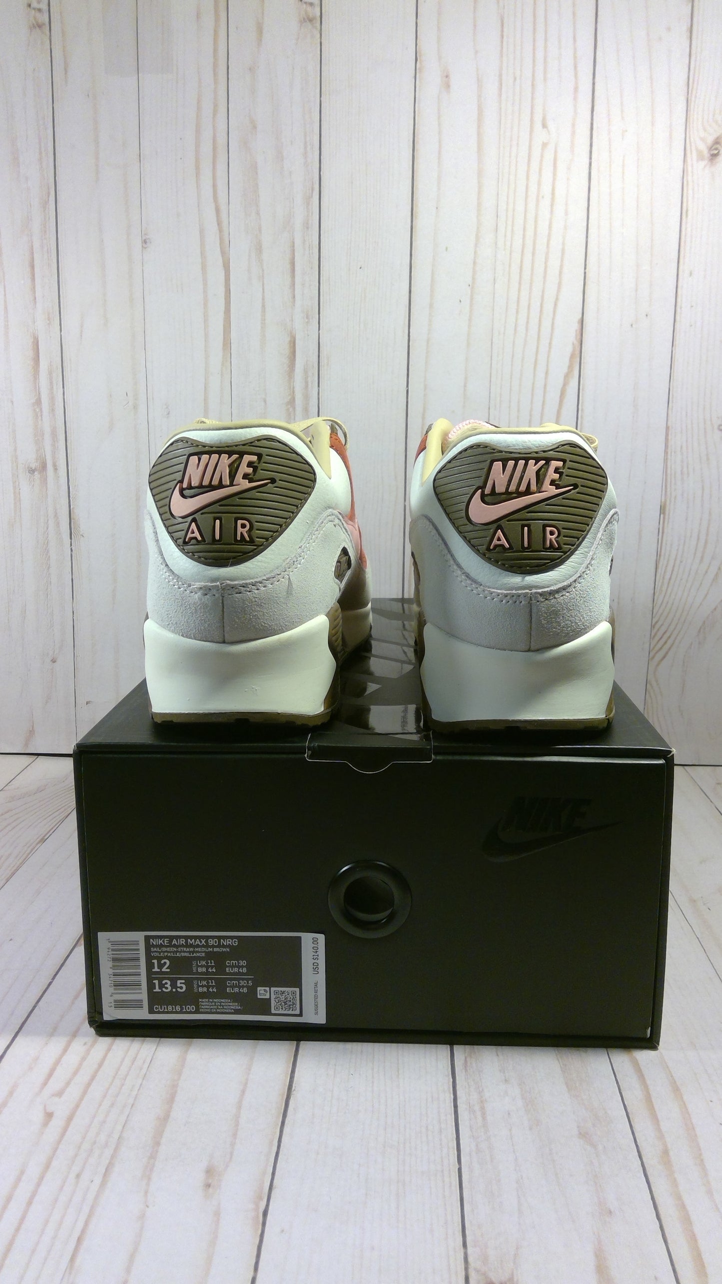 NIKE AIR MAX 90 NRG - BACON (2021) - SIZE MEN'S 12