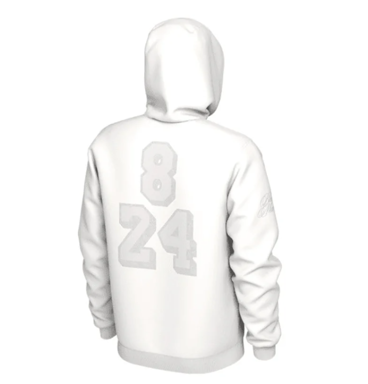 NIKE KOBE MAMBA HALO HOODIE - WHITE - SIZE MEN'S 2XL