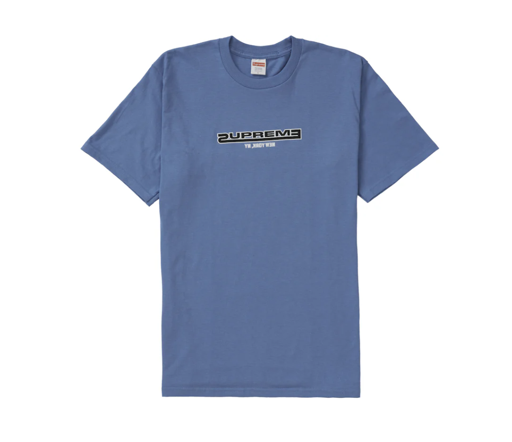 SUPREME CONNECTED TEE - DUSTY LIGHT ROYAL - SIZE MEN'S XXL