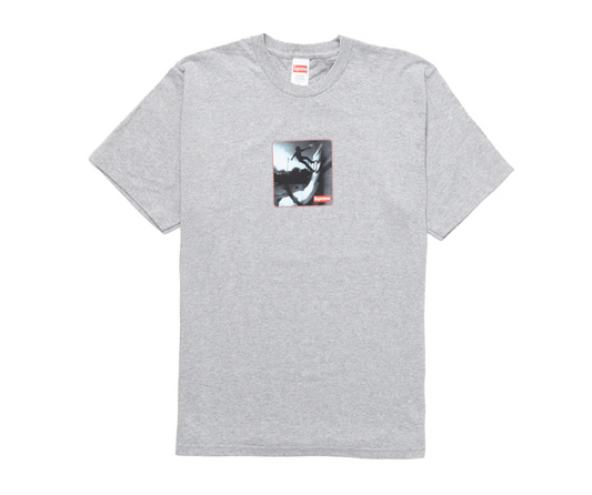 SUPREME SHADOW TEE - HEATHER GREY - SIZE MEN'S XXL