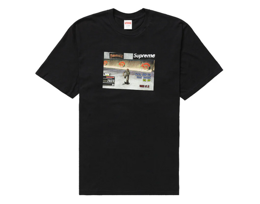 SUPREME THRASHER GAME TEE - BLACK - SIZE MEN'S MEDIUM