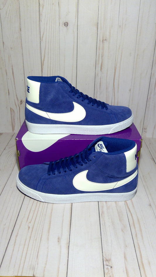 NIKE SB ZOOM BLAZER MID - ROYAL BLUE WHITE - SIZE MEN'S 12