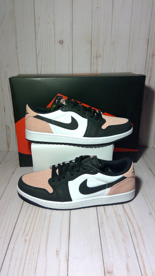 AIR JORDAN 1 RETRO LOW OG - BLEACHED CORAL - SIZE MEN'S 12