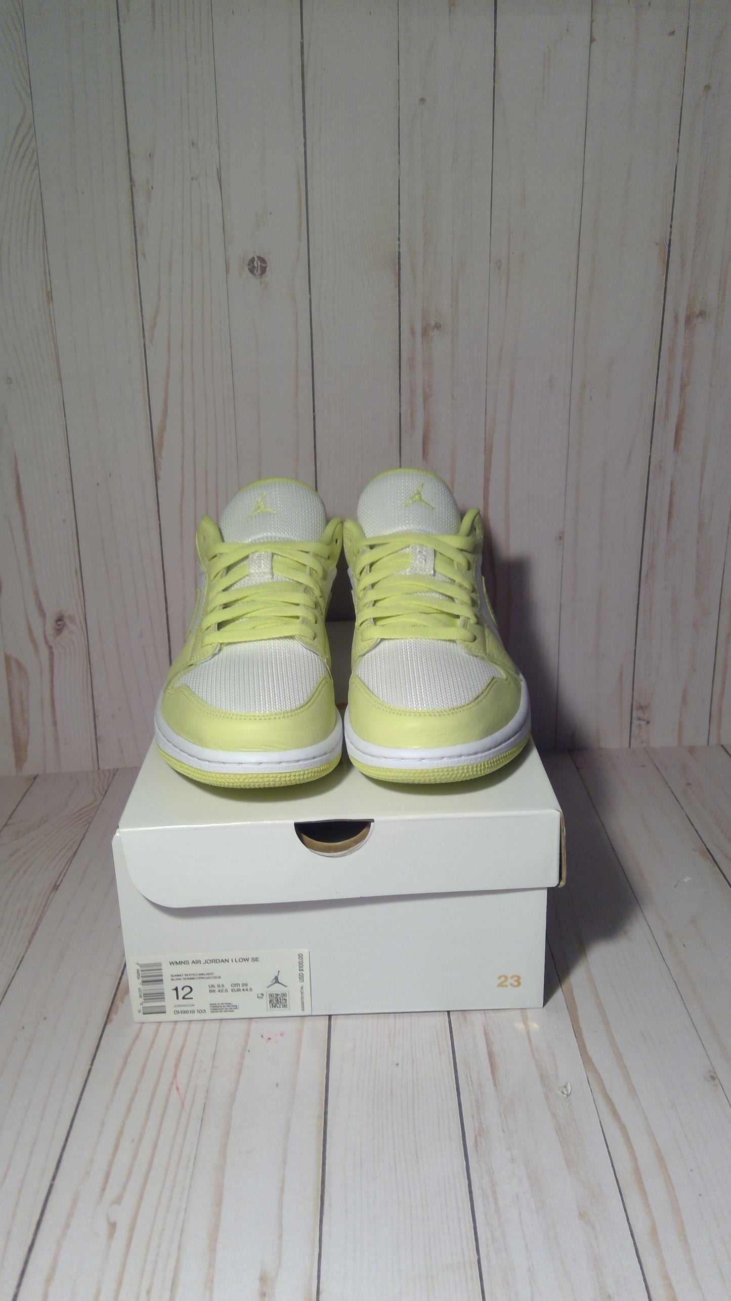 AIR JORDAN 1 LOW SE - LIMELIGHT (WOMEN'S) - SIZE WOMEN'S 12