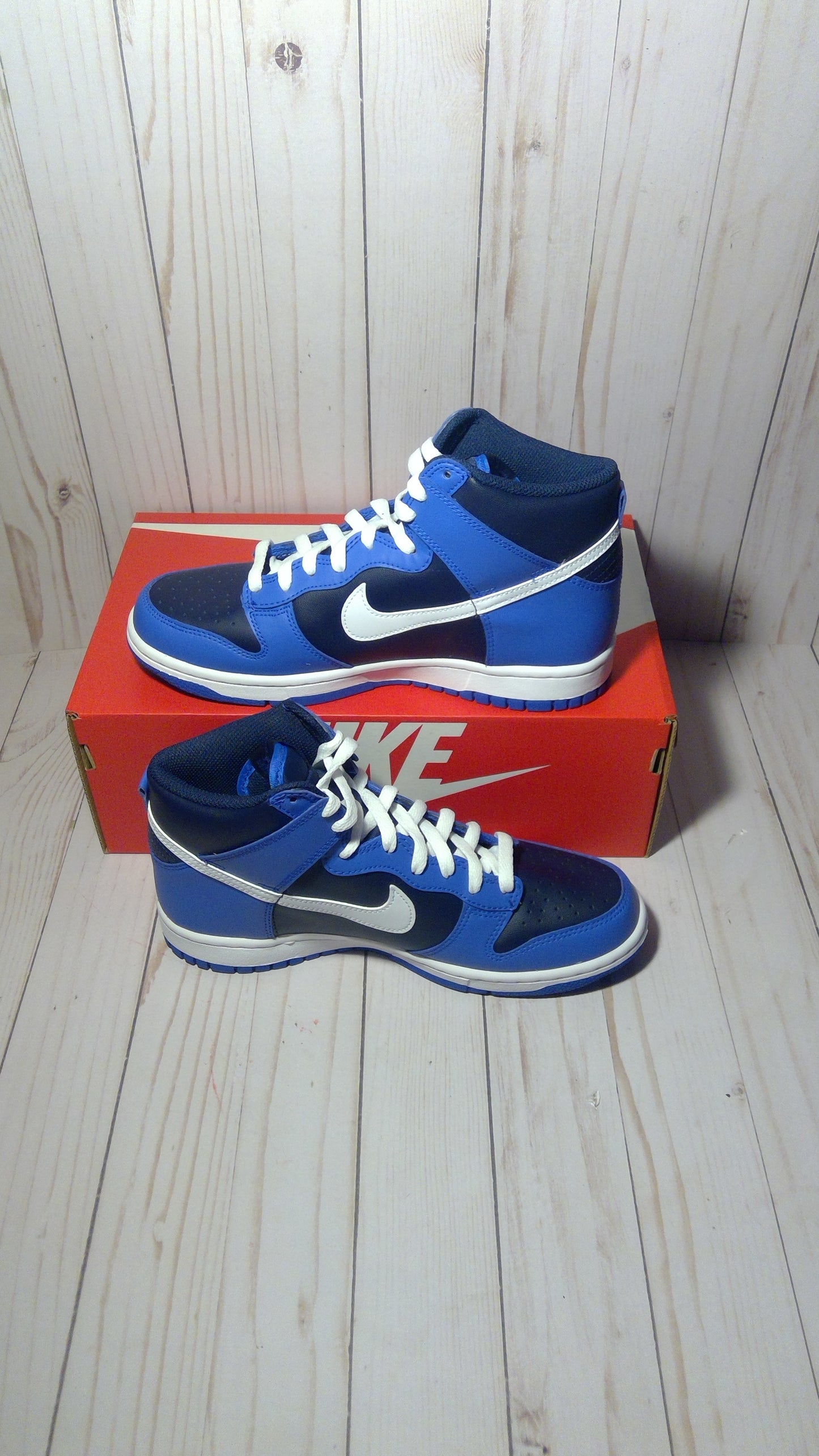 NIKE DUNK HIGH (GS) - OBSIDIAN - SIZE YOUTH 7