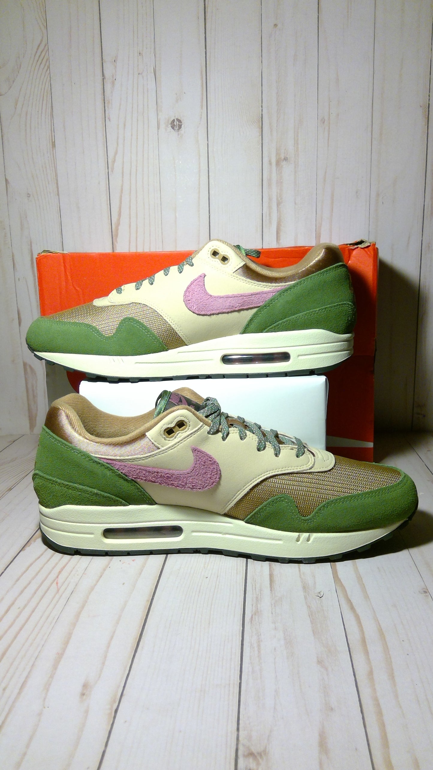 NIKE AIR MAX 1 SH - TREELINE - SIZE MEN'S 12.5