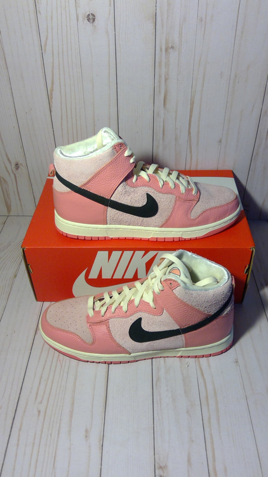 NIKE DUNK HIGH - HOOPS PACK PINK - SIZE MEN'S 10.5 / WOMEN'S 12