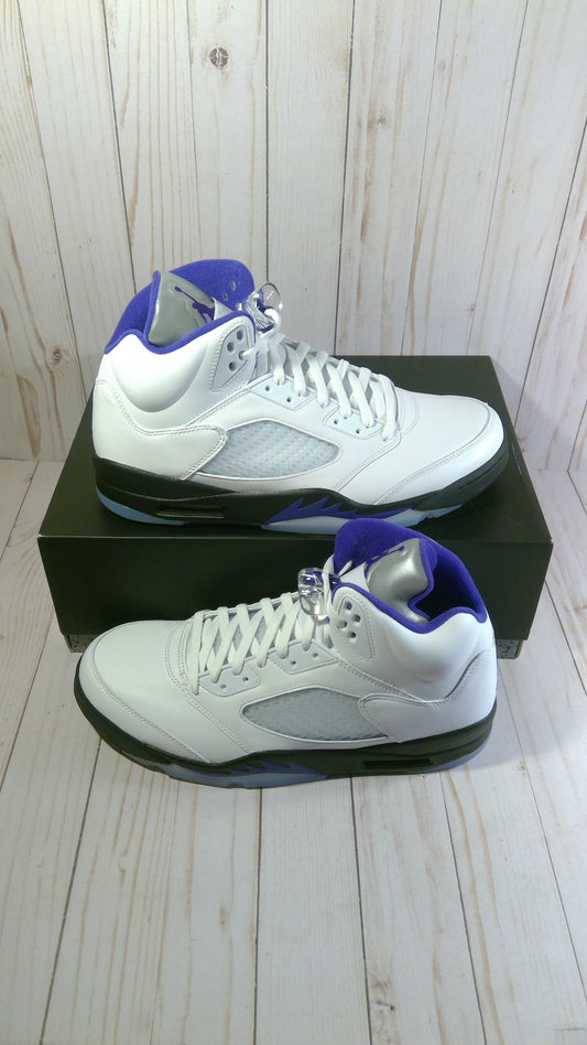 AIR JORDAN 5 RETRO - DARK CONCORD - SIZE MEN'S 12