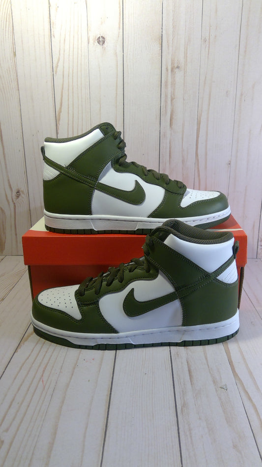 NIKE DUNK HIGH (GS) - CARGO KHAKI - SIZE YOUTH 7