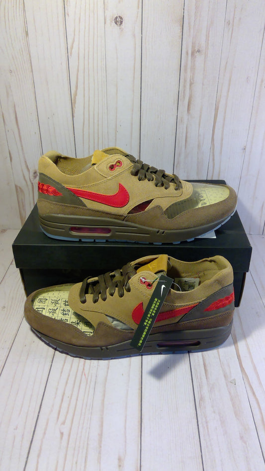 NIKE AIR MAX 1 - CLOT KISS OF DEATH CHA - SIZE MEN'S 10.5 / WOMEN'S 12