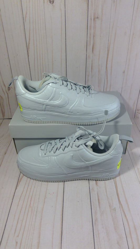 NIKE AIR FORCE 1 LOW EXPERIMENTAL- PURE PLATINUM LIGHT STEEL GREY - SIZE MEN'S 8 / WOMEN'S 9.5