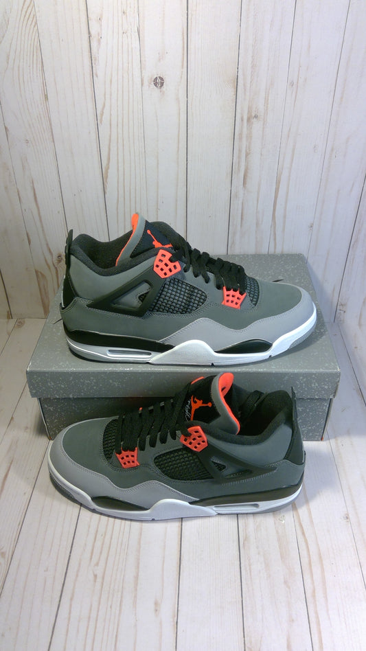 AIR JORDAN 4 RETRO - INFRARED - SIZE MEN'S 12