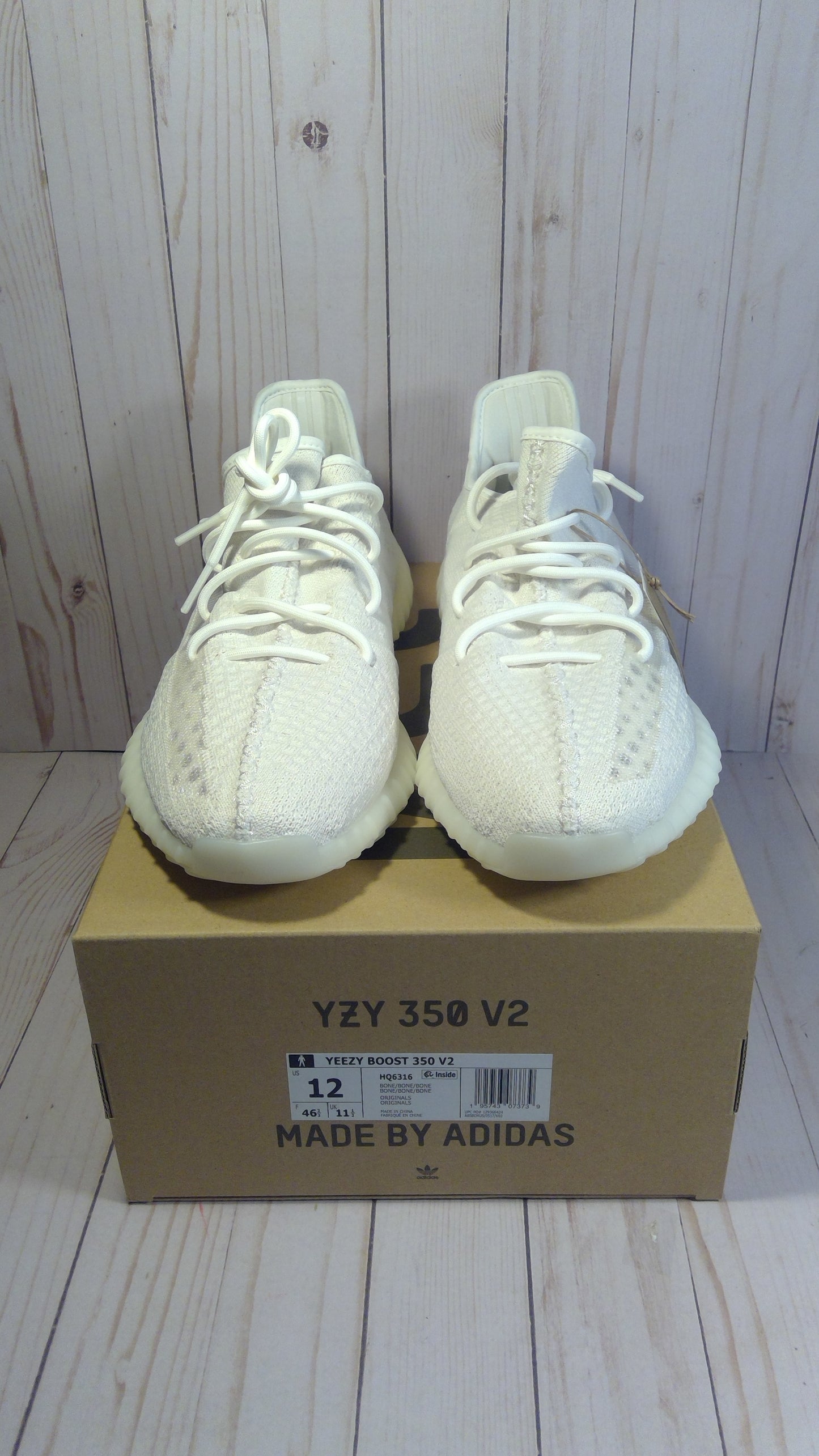 YEEZY BOOST 350 V2 - BONE - SIZE MEN'S 12