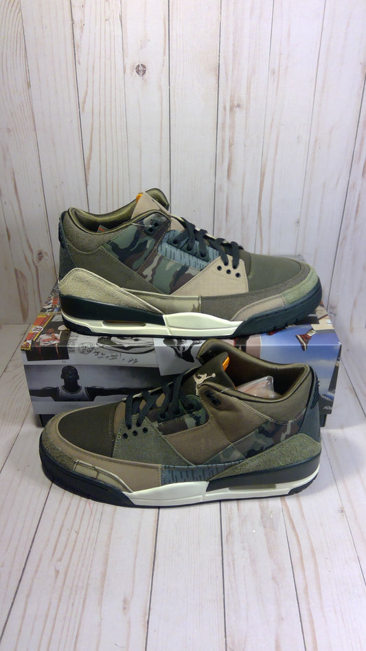 AIR JORDAN 3 RETRO SE - PATCHWORK CAMO - SIZE MEN'S 12