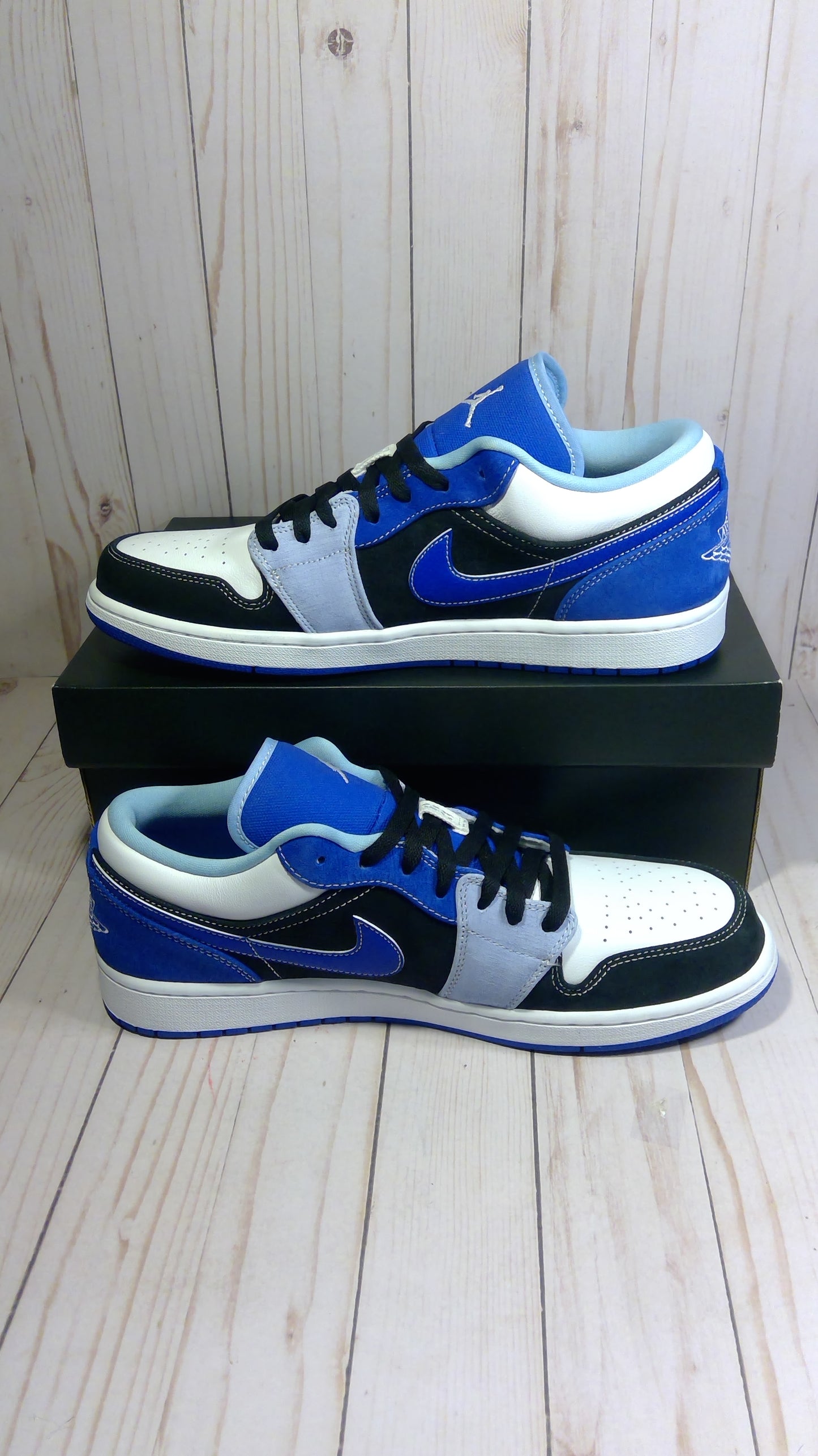 AIR JORDAN 1 LOW SE - RACER BLUE WHITE - SIZE MEN'S 12