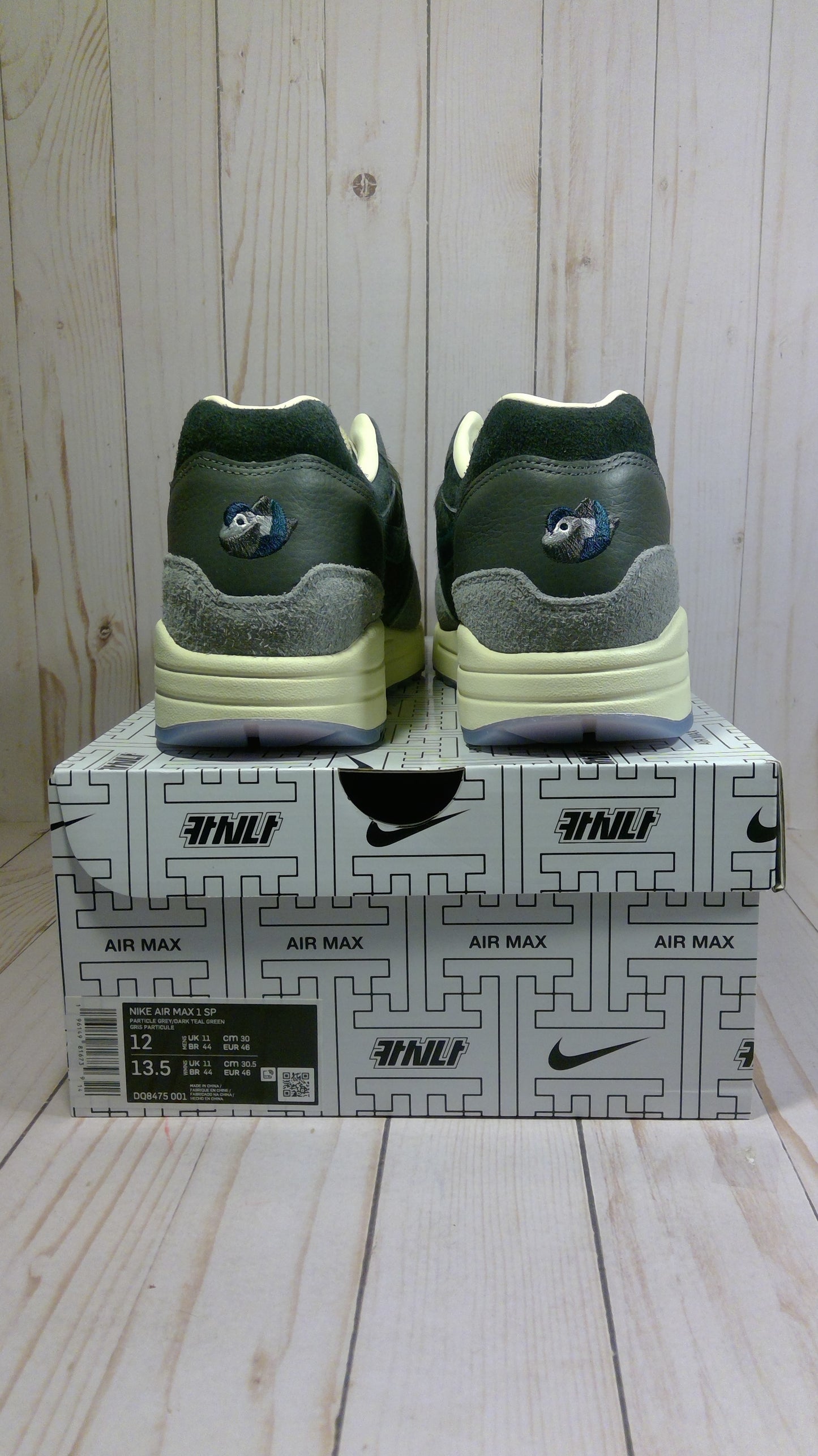 NIKE AIR MAX 1 SP - KASINA WON - ANG GREY - SIZE MEN'S 12