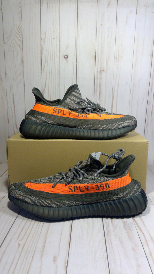 ADIDAS YEEZY BOOST 350 V2 - CARBON BELUGA - SIZE MEN'S 12