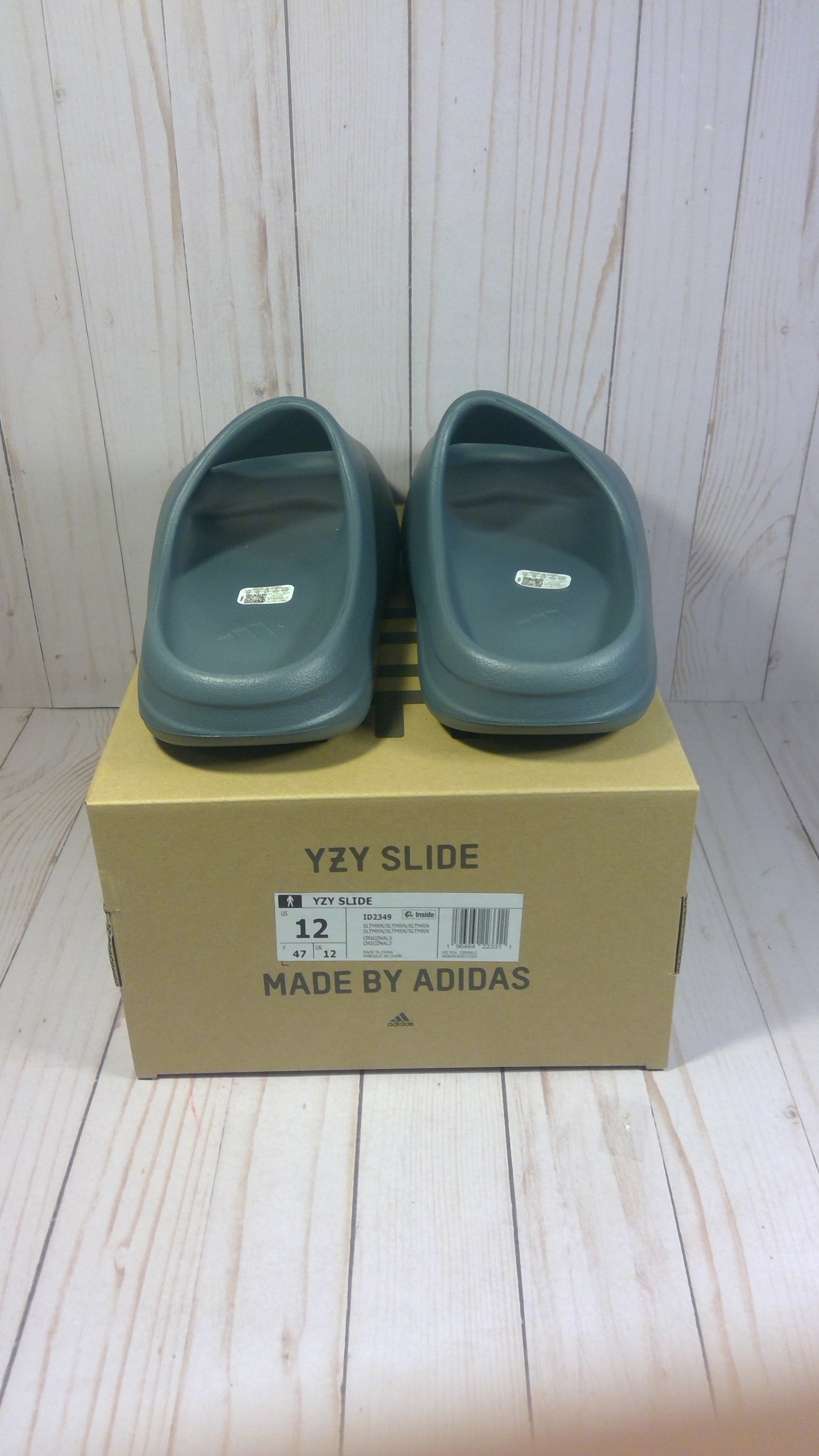 YEEZY SLIDE - SLATE MARINE - SIZE 12