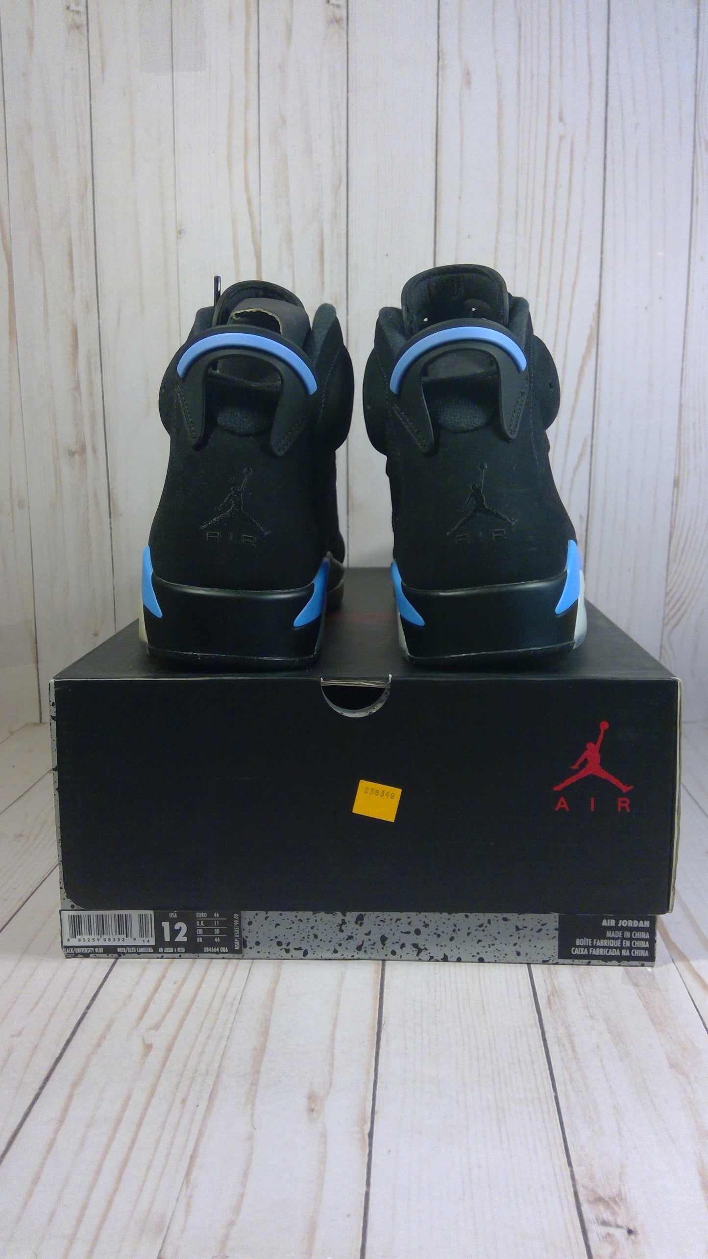 JORDAN 6 RETRO - UNC - SIZE MENS 12