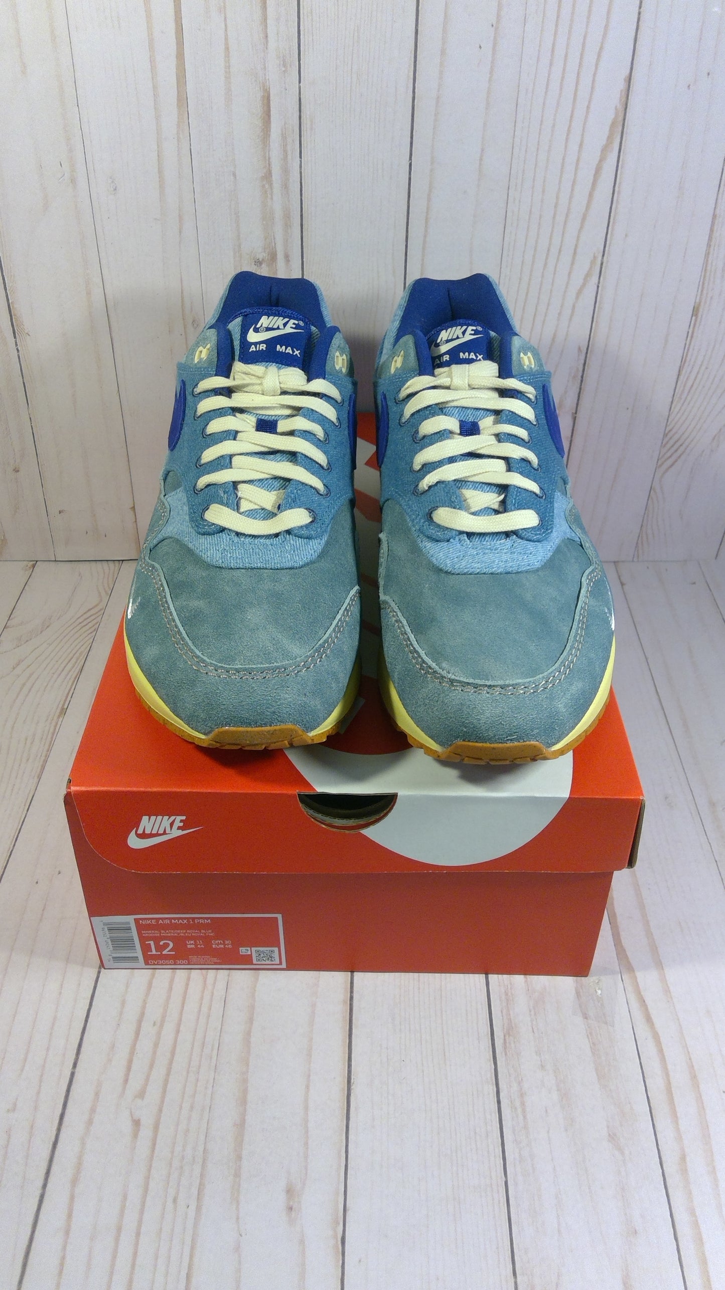 NIKE AIR MAX 1 PRM - DIRTY DENIM - SIZE MEN'S 12